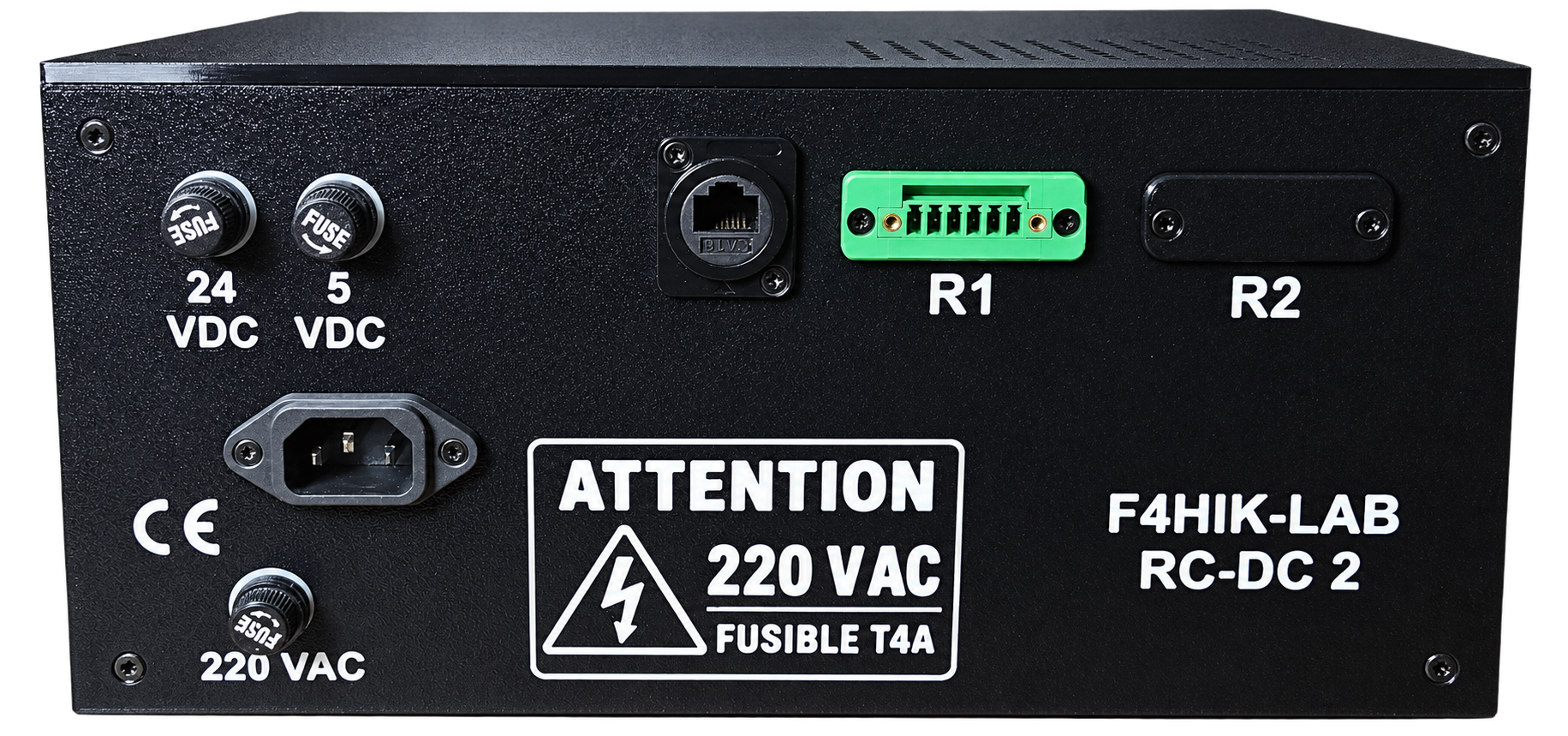 Connectique arrière du pupitre Azimut One standard